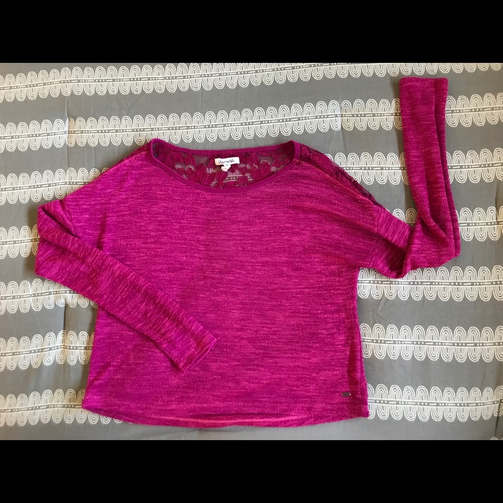 Aeropostale pink sweater - size XG
